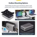 StarTech.com 4-Port USB-C Charger, 240W Total, Single Port 140W EPR - Power adapter - with surface mount bracket - 240 Watt - 5 A - Power Delivery 3.1 - 4 output connectors (24 pin USB-C) thumbnail 13