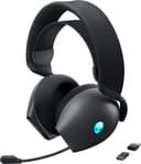 Alienware Tri-Mode Wireless Gaming Headset AW725H - Headset - full size - Bluetooth / 2.4 GHz radio frequency - wireless, wired - 3.5 mm jack - Dark Side of the Moon thumbnail 1