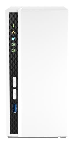 QNAP TS-233 - NAS server - 2 bays - SATA 6Gb/s - RAID 0, 1, JBOD - RAM 2 GB - Gigabit Ethernet - iSCSI support