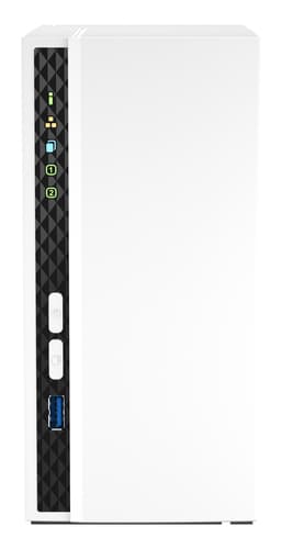 QNAP TS-233 - NAS server - 2 bays - SATA 6Gb/s - RAID 0, 1, JBOD - RAM 2 GB - Gigabit Ethernet - iSCSI support