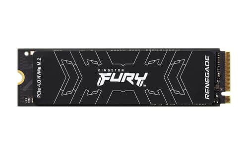 Kingston FURY Renegade - SSD - 1 TB + 1 TB SSD - internal - M.2 2280 - PCIe 4.0 x4 (NVMe) - integrated heatsink - for Intel Next Unit of Computing 12 Pro Kit - NUC12WSKi5