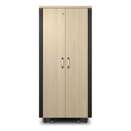 APC NetShelter - Rack - soundproof - AC 230 V - maple - 32U - 19"