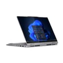 Lenovo ThinkBook 14 G4 21MX - Flip design - Intel Core Ultra 5 - 125U / up to 4.3 GHz - Win 11 Pro - Intel Graphics - 16 GB RAM - 256 GB SSD NVMe - 14" IPS touchscreen 1920 x 1200 - Wi-Fi 6E, Bluetooth - luna grey - kbd: UK - with 1 Year Lenovo Premier Support thumbnail 2