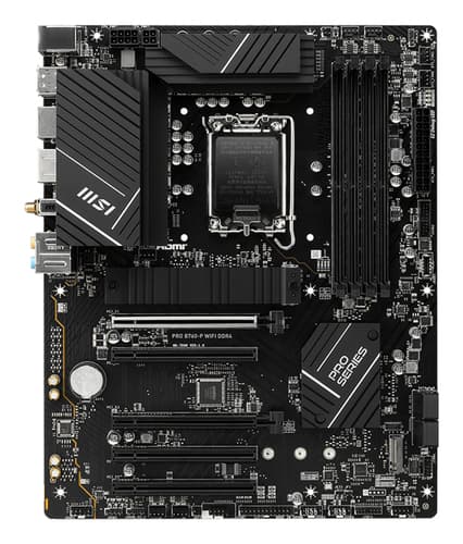 MSI PRO B760-P WIFI DDR4 - Motherboard - ATX - LGA1700 Socket - B760 — view 3