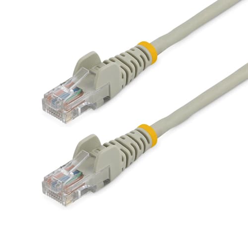 StarTech.com 5m Grey Cat5e / Cat 5 Snagless Patch Cable 5 m - Patch cable - RJ-45 (M) to RJ-45 (M) - 5 m - UTP - CAT 5e - snagless - grey