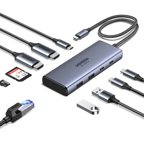 UGREEN 7IN1 DOCK USB-C TO 2 HDMI — view 4