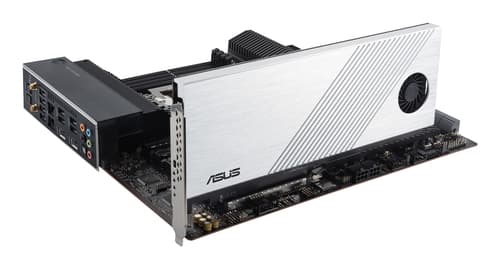 ASUS Pro WS WRX80E-SAGE SE WIFI II - Motherboard - extended ATX / SSI EEB - Socket sWRX8 - AMD WRX80 Chipset - USB-C 3.2 Gen 2x2, USB-C 3.2 Gen2, USB 3.2 Gen 2, USB 3.2 Gen 1 - 2 x 10 Gigabit LAN, Wi-Fi 6E, Bluetooth - HD Audio (8-channel) — view 5