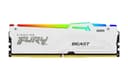 Kingston FURY Beast RGB - DDR5 - module - 16 GB - DIMM 288-pin - 6400 MHz / PC5-51200 - CL32 - 1.4 V - unbuffered - on-die ECC - white thumbnail 2