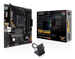 ASUS TUF GAMING A520M-PLUS WIFI - Motherboard - micro ATX - Socket AM4 - AMD A520 Chipset - USB 3.2 Gen 1 - Gigabit LAN, Wi-Fi, Bluetooth - onboard graphics (CPU required) - HD Audio (8-channel)