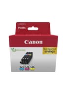 Canon CLI-526 C/M/Y Multi pack - 3-pack - 9 ml - yellow, cyan, magenta - original - ink tank - for PIXMA iP4850, iP4950, iX6550, MG5150, MG5250, MG5350, MG6150, MG6250, MX895 thumbnail 1