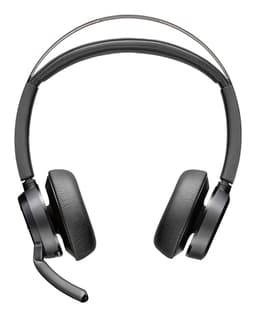 Poly Voyager Focus 2-M - Headset - on-ear - Bluetooth - wireless, wired - active noise cancelling - USB-A via Bluetooth adapter - black - Certified for Microsoft Teams