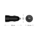 re-charge-Car Chrg USB-C 30W-BLK thumbnail 5