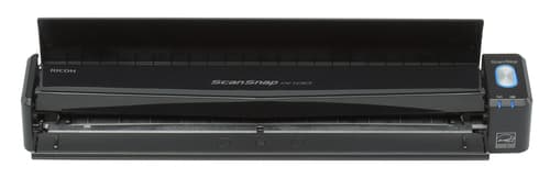 Ricoh ScanSnap iX100 Mobile wireless document scanning solution, Format A8 up to A3 (with carrier sheet), USB 2.0 (cable in the box), WiFi, Software for WIN and Mac OS : CardMinder, Quick Menu, ABBYY FineReader for ScanSnap, Organizer, iOS and Android app