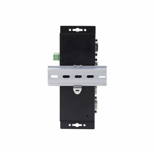 StarTech.com 4P Serial to Ethernet Adapter, IP LAN to RS232 DB9 Converter - Device server - 4 ports - 100Mb LAN, RS-232 - wall / DIN rail mountable - TAA Compliant - for P/N: AT925FM, GC9SF, SCNM9FF, SCNM9FM — view 7