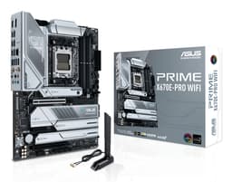 ASUS Prime X670E-PRO WIFI - Motherboard - ATX - Socket AM5 - AMD X670E Chipset - USB-C 3.2 Gen 2x2, USB-C 3.2 Gen2, USB 3.2 Gen 2, USB 3.2 Gen 1, USB-C 3.2 Gen 1 - 2.5 Gigabit LAN, Wi-Fi 6E, Bluetooth - onboard graphics (CPU required) - HD Audio (8-channel)