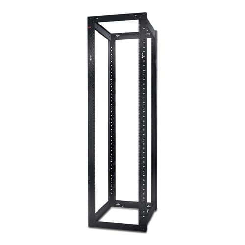 APC NetShelter 4 Post Open Frame Rack - Rack - black - 44U - for P/N: SUA5000RMI5U — view 1