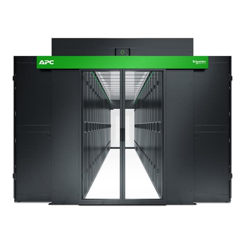 APC NetShelter - Rack cooling system aisle containment sliding door - dual - floor mountable - black — view 3