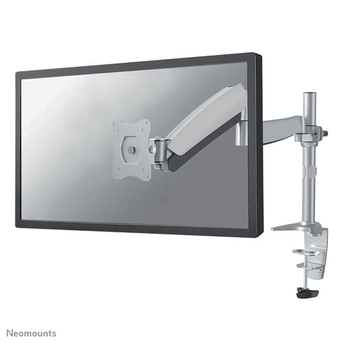 Neomounts FPMA-D950 - Mounting kit - full-motion - for LCD display - silver - screen size: 10"-30" - clamp mountable, grommet, desk-mountable — view 1