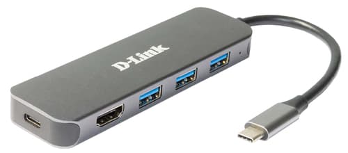 D-Link DUB-2333 - Docking station - USB-C / Thunderbolt 3 - HDMI