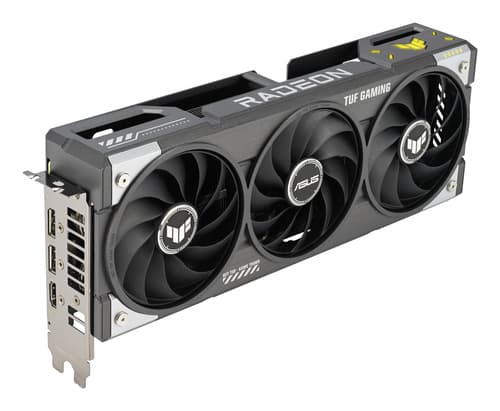 ASUS TUF Gaming Radeon RX 9060 XT 16GB - OC Edition - graphics card - Radeon RX 9060 XT - 16 GB GDDR6 - PCI Express 5.0 - HDMI, 2 x DisplayPort - box — view 3