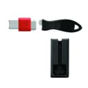 Kensington USB Port Lock with Cable Guard - Square - USB port blocker - silver thumbnail 1