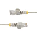 StarTech.com - Patch cable - RJ-45 (M) to RJ-45 (M) - 3.6 mm - UTP - CAT 5/5e/6 - IEEE 802.3bt - halogen-free, snagless, straight - grey thumbnail 3