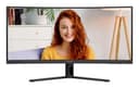 AOC Basic-line CU34B3E - B3 Series - LED monitor - curved - 34" - 3440 x 1440 WQHD @ 120 Hz - VA - 300 cd/m� - 3500:1 - HDR10 - 1 ms - HDMI, DisplayPort - black thumbnail 5