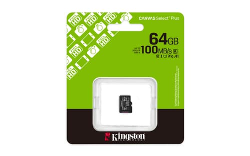 Kingston Canvas Select Plus - Flash memory card - 64 GB - A1 / Video Class V10 / UHS-I U1 / Class10 - microSDXC UHS-I — view 4