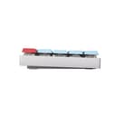 CHERRY MX MX-LP 2.1 - Keyboard - compact - backlit - wireless - 2.4 GHz, Bluetooth 5.2, USB - QWERTY - US - key switch: CHERRY MX Low Profile RGB Speed - white thumbnail 2