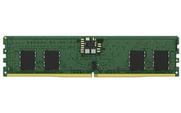 Kingston ValueRAM - DDR5 - module - 8 GB - DIMM 288-pin - 3200 MHz - CL52 - 1.1 V - clocked unbuffered - on-die ECC