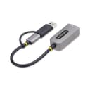 StarTech.com USB-C to Ethernet Adapter w/USB-A Adapter, Realtek RTL8153B - Network adapter - USB-C 3.2 Gen 1 - Gigabit Ethernet - space grey thumbnail 3