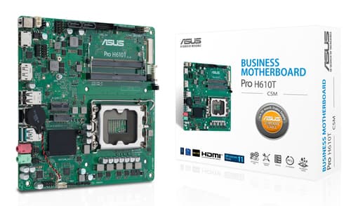 ASUS PRO H610T-CSM Intel H610 LGA 1700 Thin Mini ITX — view 1