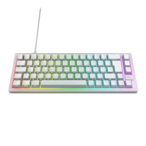 CHERRY K5V2 - Keyboard - 65% - compact TKL - backlit - USB - QWERTY - UK - key switch: CHERRY MX2A Red (hot-swappable) - white — view 3