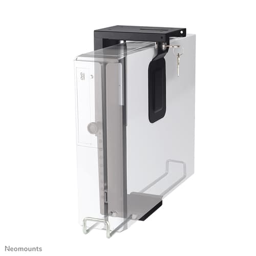 Neomounts CPU-D075 - Mounting kit (CPU mount) - fixed - lockable - black - under-the-desk