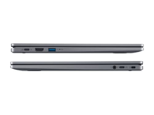 Acer Chromebook Plus 515 CBE595-1 - Intel Core i5 - 1235U / up to 4.4 GHz - Chrome OS - Intel Iris Xe Graphics - 8 GB RAM - 256 GB SSD - 15.6" IPS 1920 x 1080 (Full HD) - Wi-Fi 6E - steel grey - kbd: UK — view 10