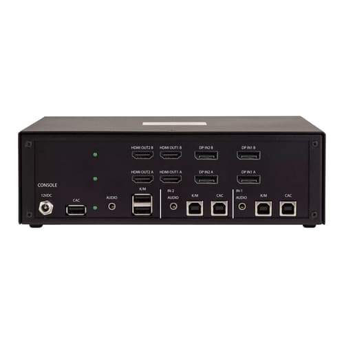 StarTech.com - KVM / audio / USB switch - 2 x KVM / audio / USB - 1 local user - desktop - TAA Compliant — view 3