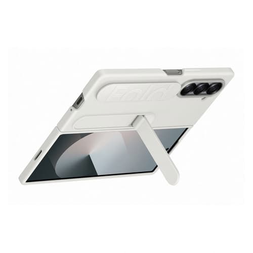 ^SILI GRIP CASE W/STAND FOLD6 WHITE
