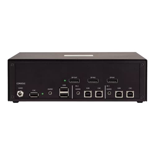 StarTech.com - KVM switch - secure - 2 x KVM port(s) - 1 local user - desktop - TAA Compliant — view 3