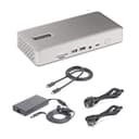 StarTech.com Thunderbolt 4 Multi-Display Docking Station, Quad/Triple/Dual Monitor Dock, 2x HDMI/2x DisplayPort, 7x USB Hub, 2.5 Gigabit Ethernet, 98W Power Delivery, for Windows/MacBook