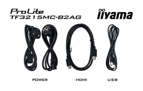 iiyama ProLite TF3215MC-B2AG - LCD monitor - 32" (31.5" viewable) - open frame - touchscreen - 1920 x 1080 Full HD (1080p) - VA - 500 cd/m� - 3000:1 - 8 ms - HDMI, VGA, DisplayPort - black — view 18
