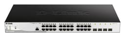 D-Link DGS 1210-28P/ME - Switch - Managed - 24 x 10/100/1000 (PoE) + 4 x Gigabit SFP - rack-mountable - PoE (193 W)