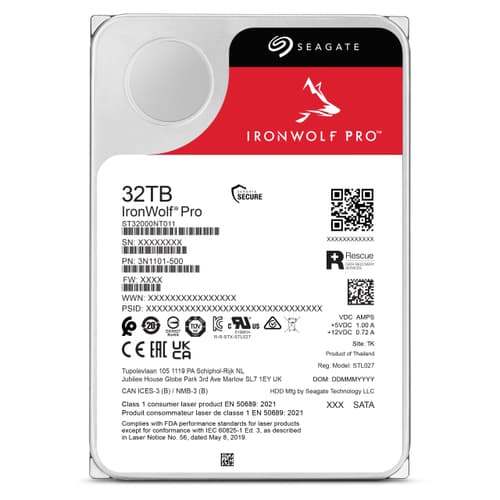 IronWolf Pro 32TB SATA 6G — view 5