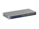 NETGEAR S3600 Series XS724TM - Switch - 2+/L3 Lite - smart - 24 x 10/25 Gigabit Ethernet + 4 x 1 Gigabit / 10 Gigabit SFP+ - desktop, rack-mountable thumbnail 1
