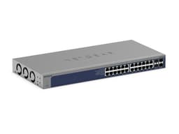 NETGEAR S3600 Series XS724TM - Switch - 2+/L3 Lite - smart - 24 x 10/25 Gigabit Ethernet + 4 x 1 Gigabit / 10 Gigabit SFP+ - desktop, rack-mountable