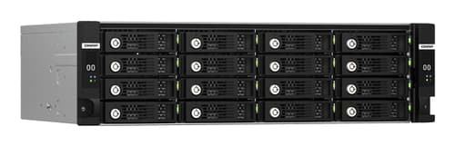 QNAP TL-R1620Sdc - Hard drive array - 16 bays (SATA-600 / SAS-3) - SAS 12Gb/s (external) - rack-mountable - 3U — view 4