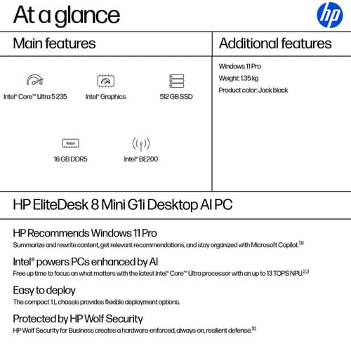 HP ED8 MINI G1I U5-235 16/512 W11P — view 13