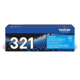 Brother TN321C - Cyan - original - toner cartridge - for Brother DCP-L8400, DCP-L8450, HL-L8250, HL-L8350, MFC-L8650, MFC-L8850