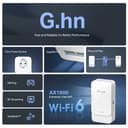 TP-Link PGW2440 KIT V1 - powerline adapter kit - Wi-Fi 6 - wall-pluggable thumbnail 2