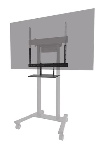 Neomounts AV40-500BL - Mounting kit (mount bracket, keyboard shelf) - for keyboard / mouse - universal - black - screen size: 43"-110" - VESA-mountable — view 17