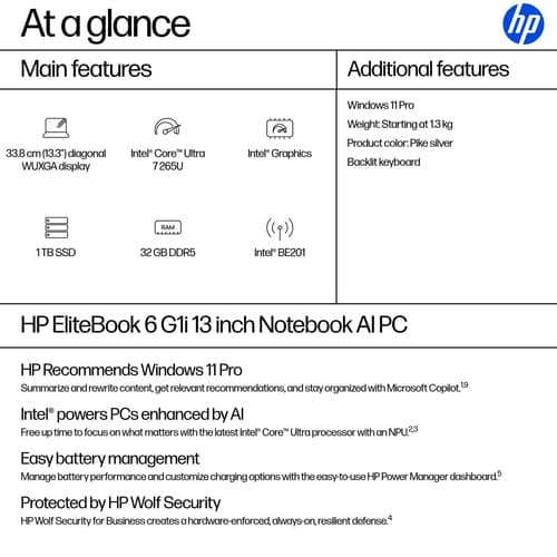 HP EB6 G1I 13 U7-265U 32/1TB AI W11P — view 5